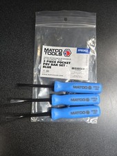 Matco Tools 3 Piece Pocket Pry Bar Set - Blue Matco Tools 3 Piece Pocket Pry Bar Set - Blue
