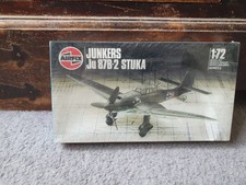 Image of 02049 Airfix 1:72 Junkers Ju 87B-2 Stuka Model Kit Bomber Fighter Vintage Sealed