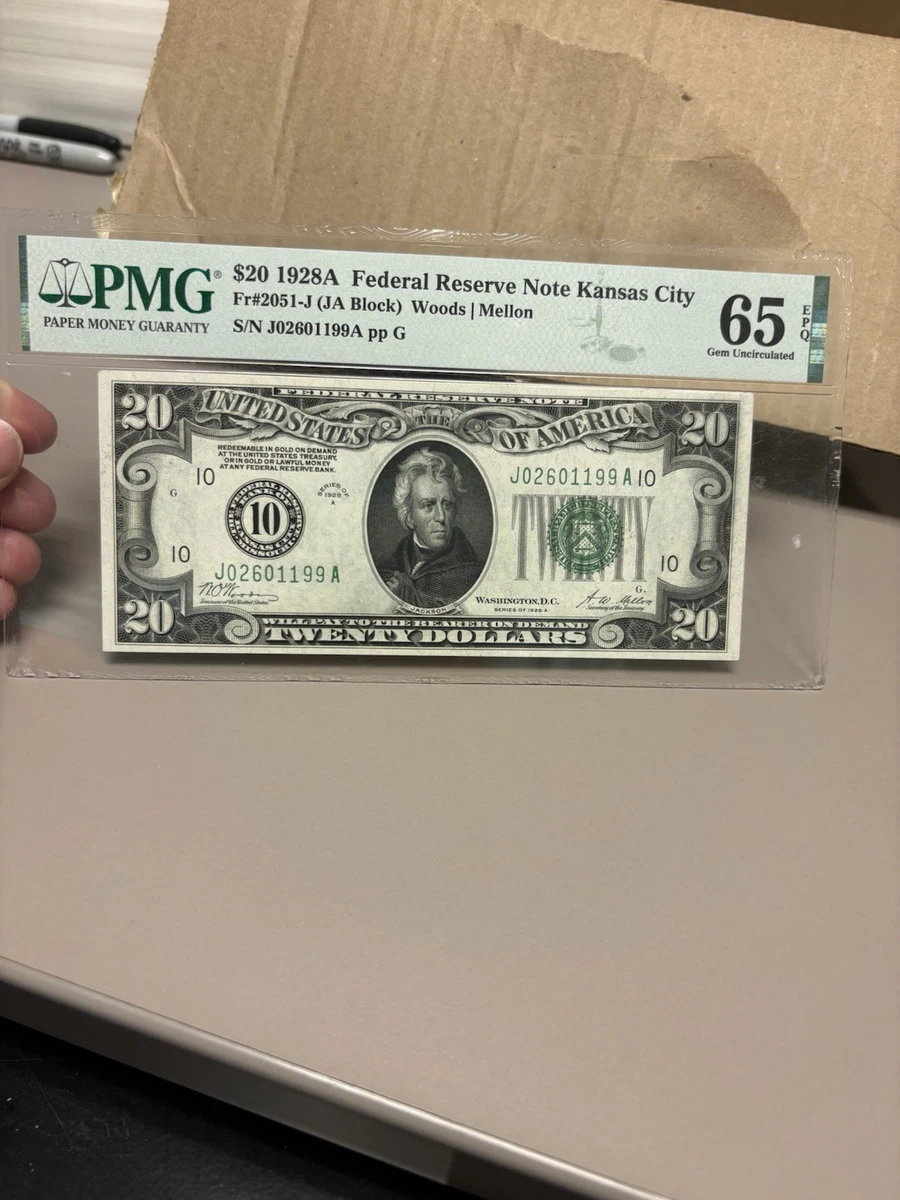 BANKNOTESコレクション 20枚 Uncirculated $20 US Small Size Paper Money Notes for sale | eBay