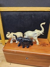 Set Of 3, Vintage Elephant Figurines, Japan , Celluloid