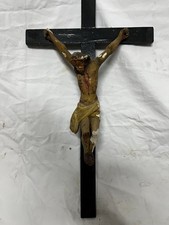 Antico Crocifisso In Legno Cm 55x30 