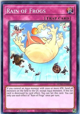 Rain of Frogs BPRO-EN086 Common / Short Print Burst Protocol Yu-Gi-Oh Near Mint