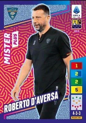 Panini Footballers Adrenalyn XL Serie A 2023-24 483 D'Aversa Lecce Mister PLUS
