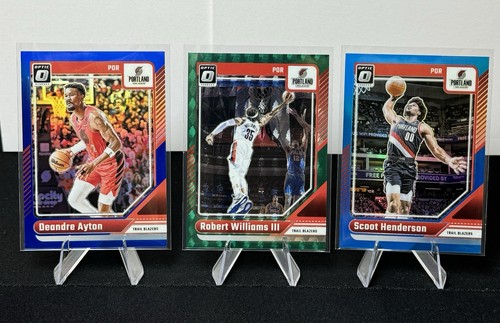 2024-25 Panini Donruss Optic Green FOTL Williams /14, Ayton /49 & Henderson /225
