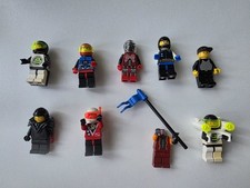 9x LEGO Minifiguren Sammlung - Polizei, Piraten, Space