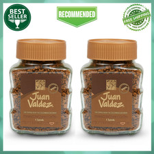 Juan Valdez 100 Colombian Classic Freeze-Dried Instant Coffee, 3.5 Oz, 2 Pack