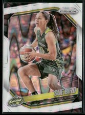 2025 Panini Prizm Sue Bird #38 White Seismic Prizm Seattle Storm (669)