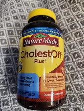 Nature Made CholestOFF Plus 210 softgels EXP JAN 2027 NEW & SEALED 