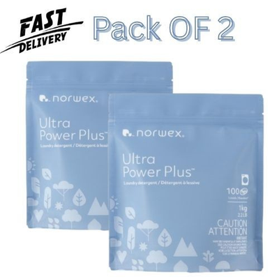 #ad Norwex Ultra Power Plus Laundry Detergent Pack of 2 1 kg 2.2 lbs. Each $22.50