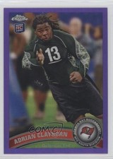 2011 Topps Chrome Retail Purple Refractor 160/499 Adrian Clayborn #14 mp7