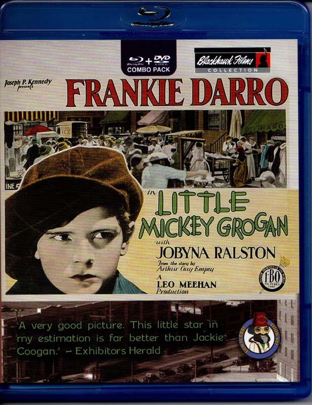 Little Mickey Grogan- Restored - Blu-ray & DVD - Frankie Darro - Jobyna Ralston
