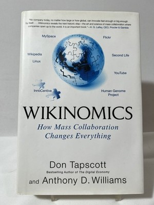 Wikinomics Hardcover Business Strategy Innovation Collaboration Leadership Book
