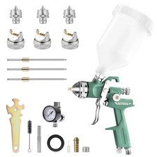 Hvlp Spray Kit H827 Automotive Paint With 1.41.72.0mm Nozzlesair Spray Wit...