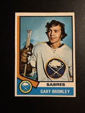 1974-75 OPC #7 GARY “BONES” BROMLEY  NM+