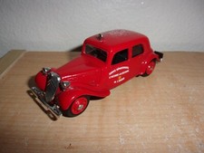 Eligor 1938 Citroen Traction AV Berline Fire Car 1:43