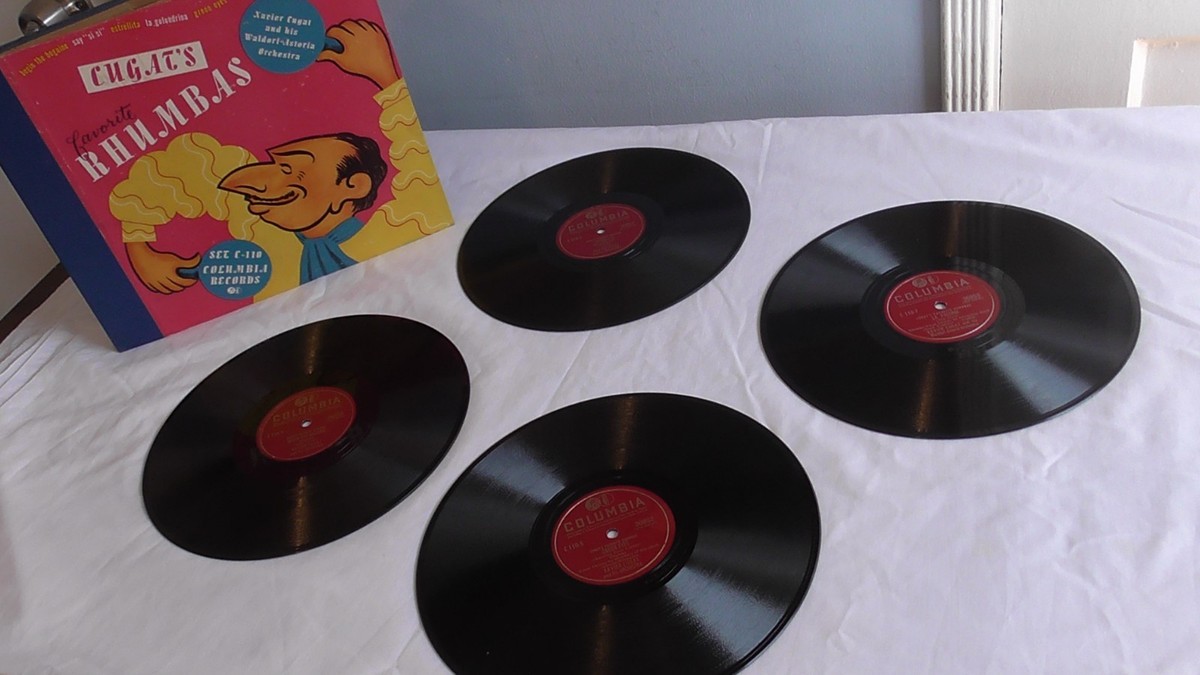 Cugat “Cugat's Favorite Rhumbas” 78rpm 10-inch Album Set Columbia