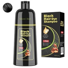 Champu Para Cubrir Canas Cabello Negro Hierbas Naturales Brillo Y Crecimiento
