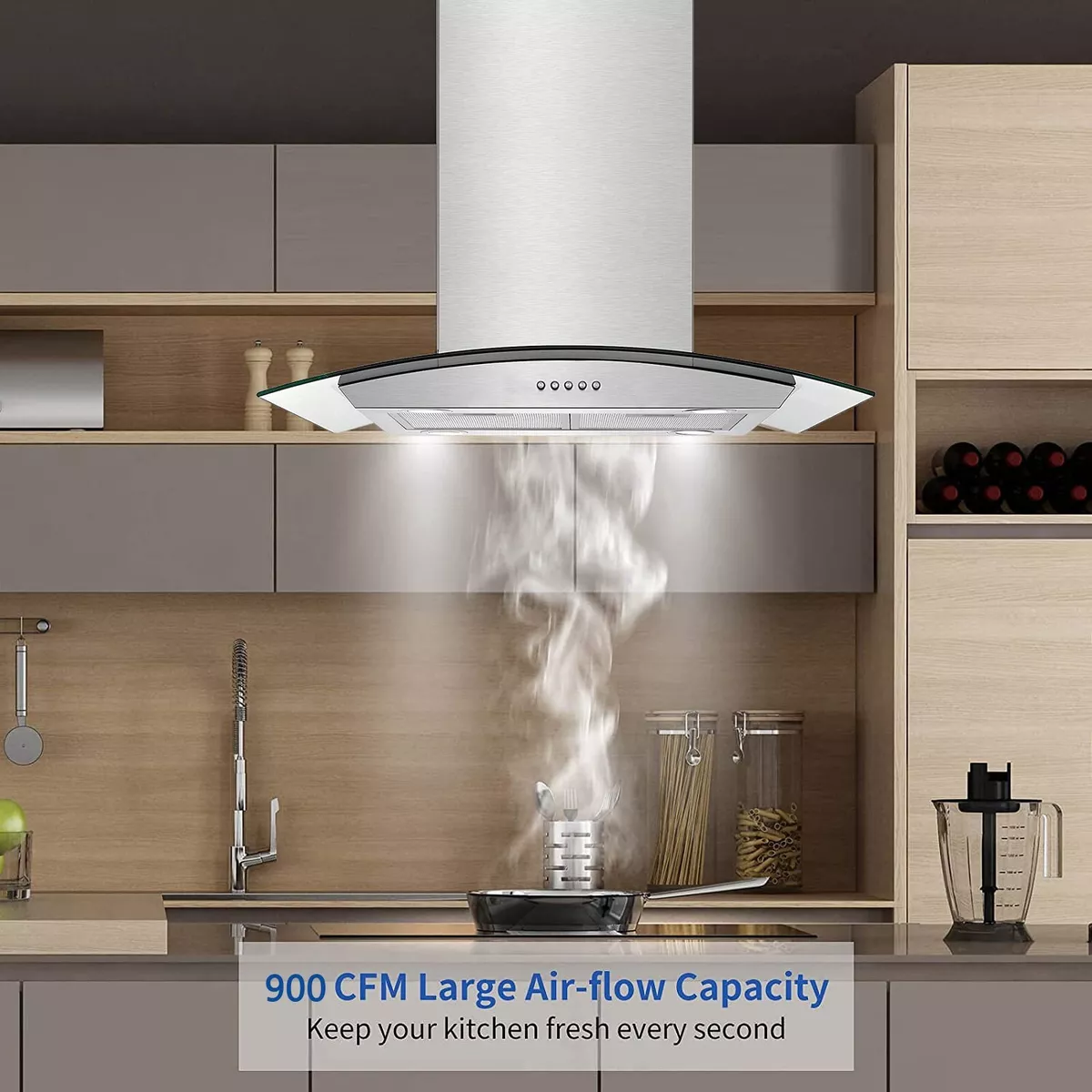 Extractor Fans Solutions, Island Cooker Hoods