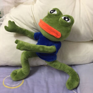 18'' Pepe The Frog Sad Frog Plush 4chan 