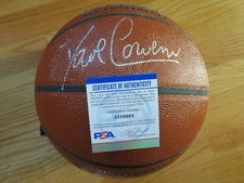 Retired Number DAVE COWENS signed Basketball BOSTON CELTICS Top 50 Player PSA