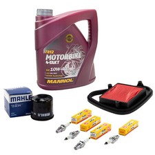Öl Wartung für Honda VT 600 C Shadow 88-97 Set 4L Luftfilter Ölfilter Zündkerzen