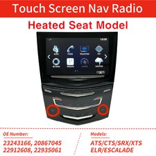 Cue System Touch Screen Nav Radio Fits Cadillac Ats Cts Elr Srx Xts 22935061