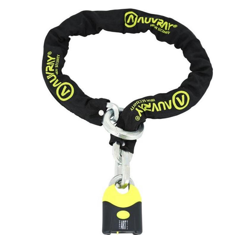 Antivol chaîne lasso k-block contre le vol de deux-roues, maillons robustes 10,5mm