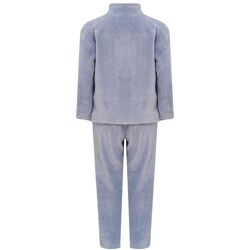 Kids Nightwear Warm Pajama Set Comfy Sleepwear Zipper Homewear 2 Piece Outfits - Picture 22 of 74