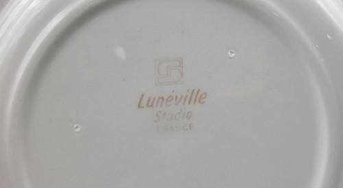 (4) Luneville, Four Seasons Blue & White Dinner Plates, Vintage 1960's, France - Picture 8 of 8
