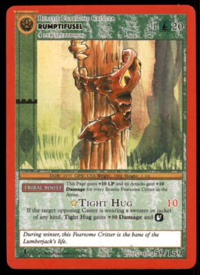 2021 MetaZoo Cryptid Nation Base Rumptifusel 1st Edition #59/159 - QTY