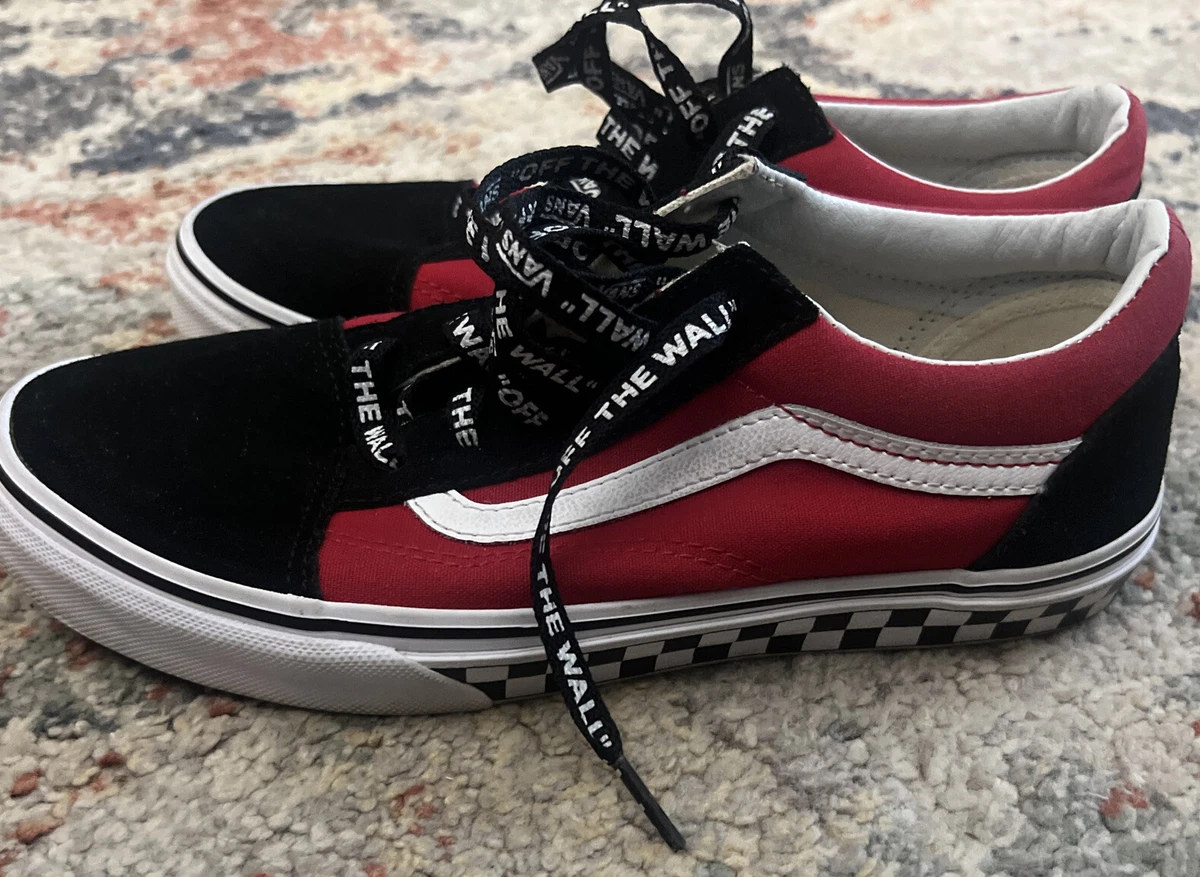 Uluru temperament tillykke Vans - Old Skool Logo Pop - Sneakers - Black And Red - Kid's Boy - 6.5  Pre-owned | eBay