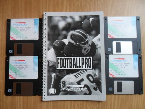 (PC DOS 3,5") - FRONT PAGE SPORTS: FOOTBALL PRO - 第 1/1 張圖片