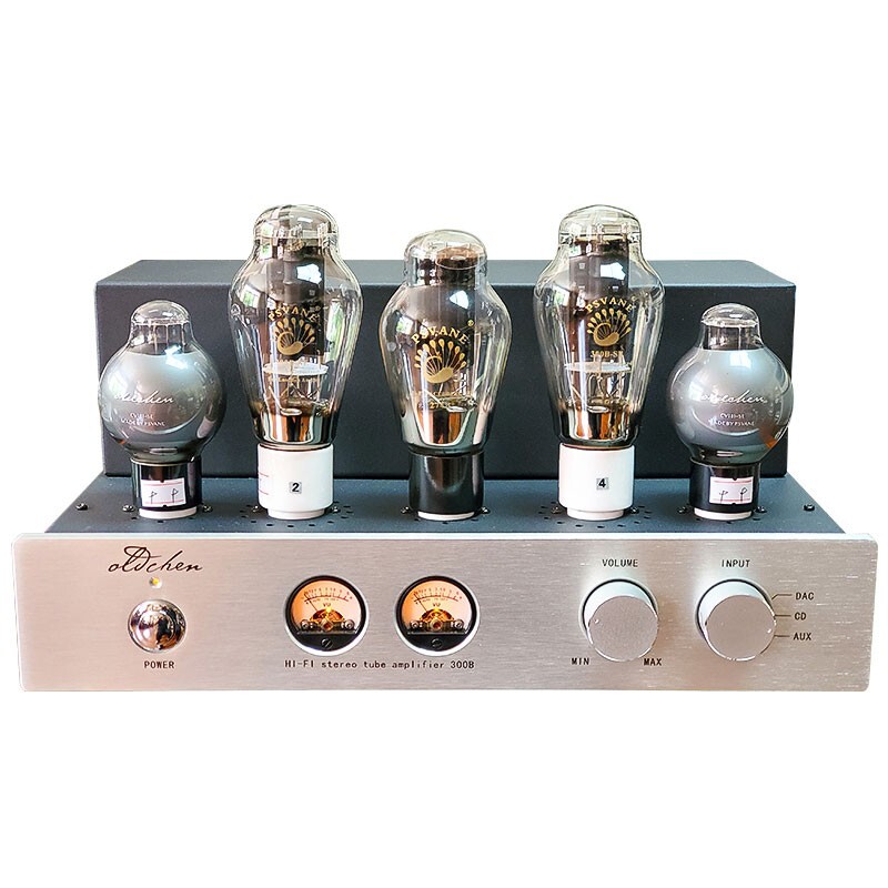 Oldchen HI-FI Stereo Tube Amplifier 300B 9Wx2 Singled Ended w/ 274B Tube