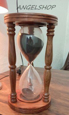 Sand Timer Glas Holz Maritim Maritim Stundenglas Vintage Sanduhr Geschenk
