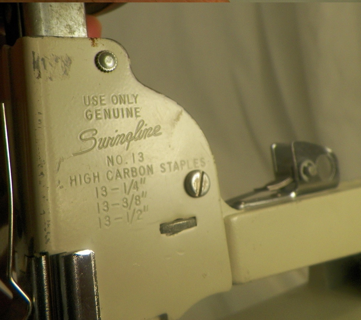 VINTAGE SWINGLINE No 13 STAPLER TAN AND SILVER -A5 | eBay