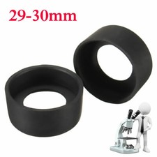 2 St&uuml;ck 29-30mm Mikroskop-Okular-Augen-Schutz Gummi B&uuml;ngular-Augen-Schalen