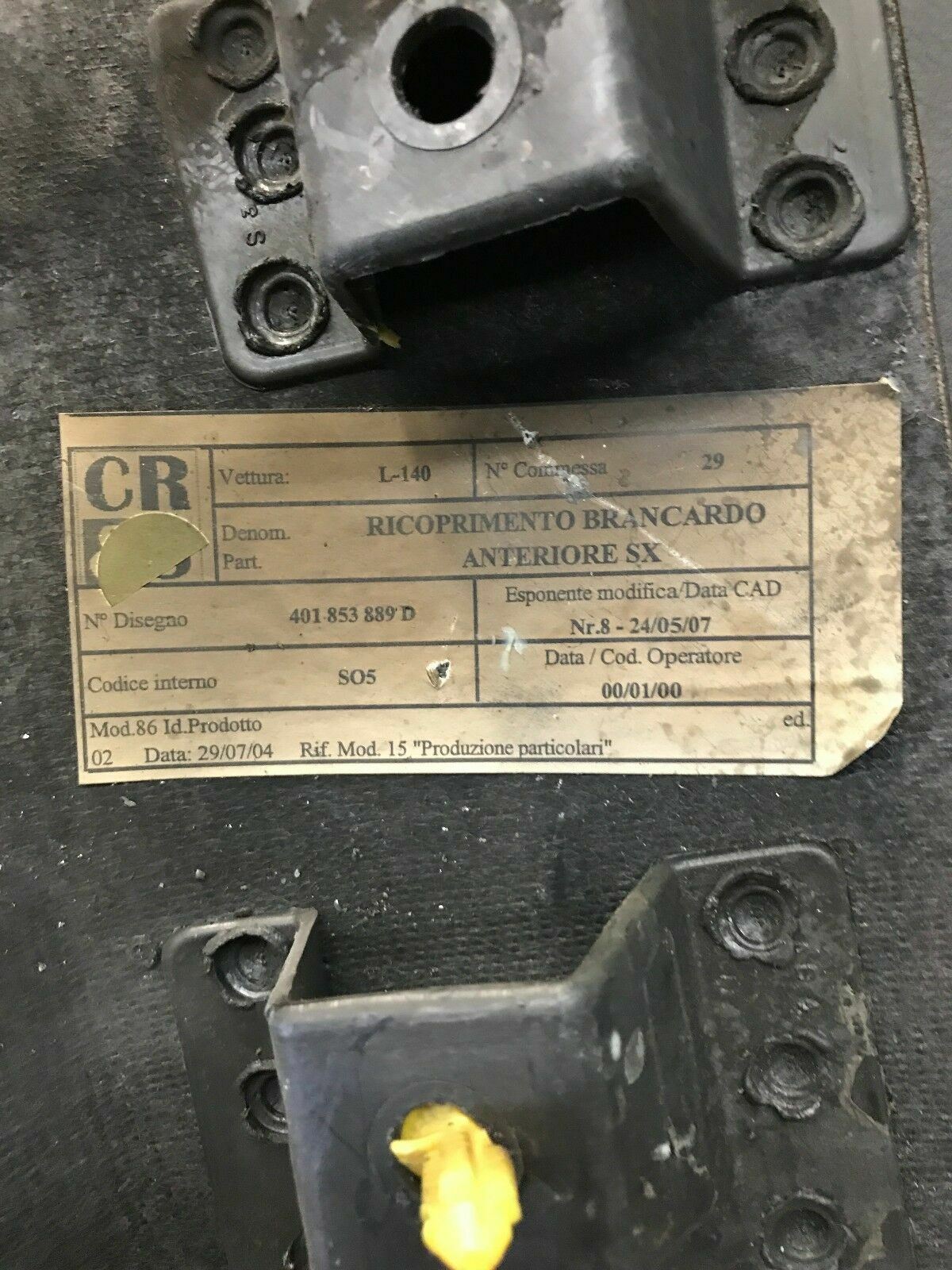 LAMBORGHINI GALLARDO DRIVER SIDE SILL COVER OEM 401853889