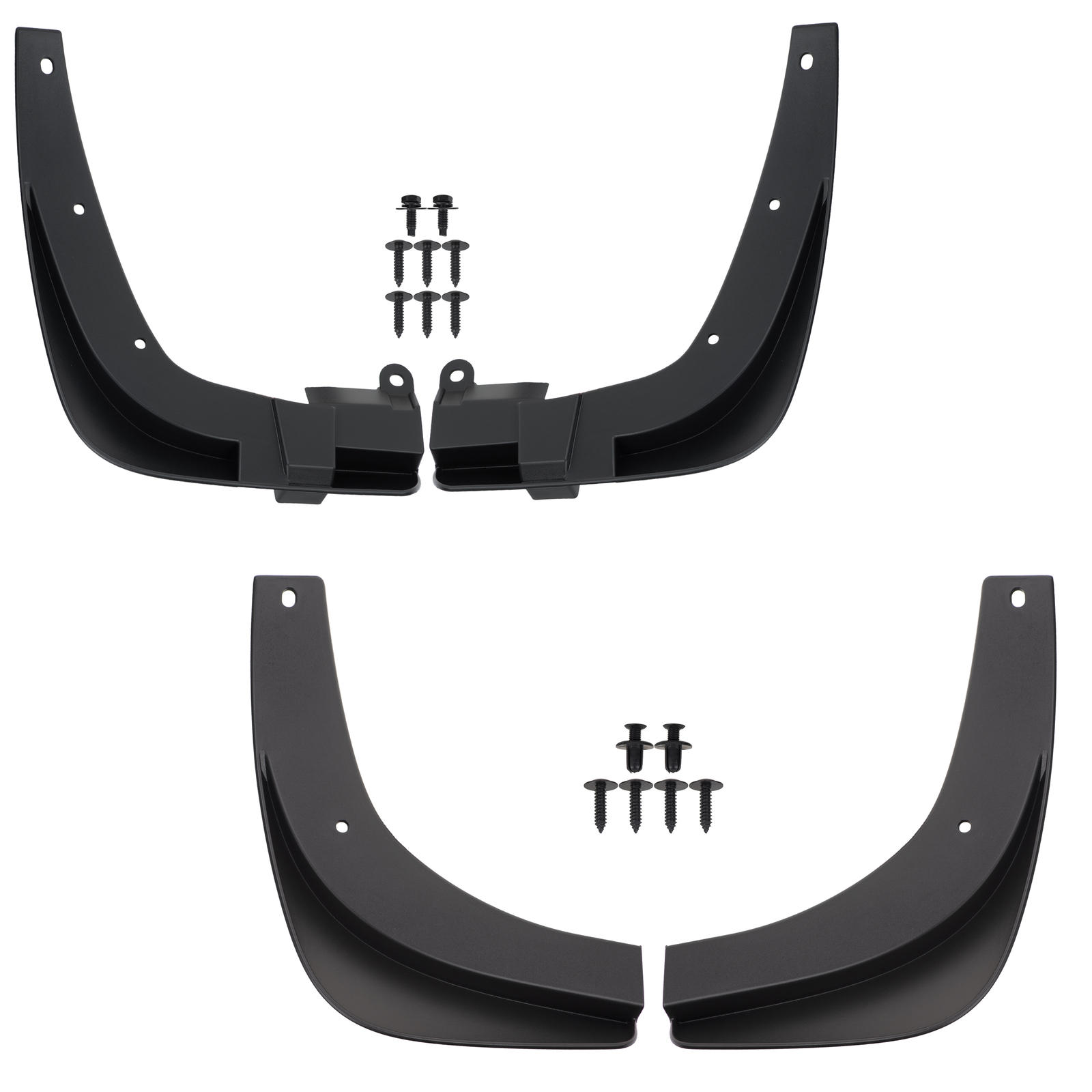 OEM NEW Front and Rear Splash Guards Mud Flaps Set Black 20122013 Kia