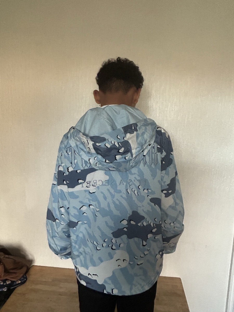 trapstar decoded light blue camo windbreaker if you want recipts