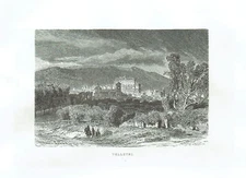 VELLETRI CASTELLI ROMANI - Original Engraving 1876 Rome Rome