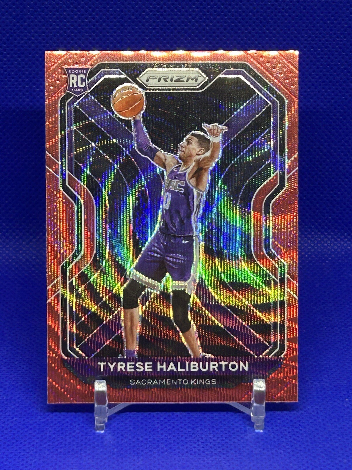 2020 Panini Prizm Tyrese Haliburton Red Wave #262
