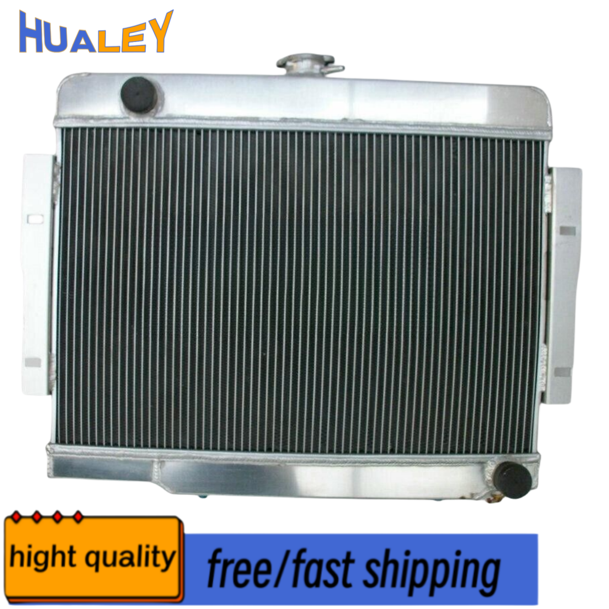 Aluminum Radiator+Fan For 1972-1986 JEEP CJ CJ5 CJ7 Chevy 350 V8 Chevy ...