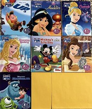Mickey, Cinderella, Aladdin, Lot of 7 Story Reader Me Reader Books