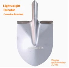 Large Outdoor Shovel Heavy Duty Round Pointed Lightweight Durable