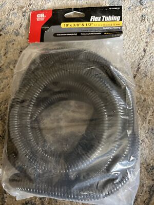 GB Gardner Bender FLX538V10 10' 3/8'' 1/2''  Black Split Flex Tubing