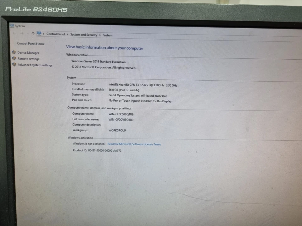 Lenovo ThinkServer TS140 2X256GB SSD & 2x1TB 16GB WINDOWS SERVER 2019 Raid Card - Image 2 of 4