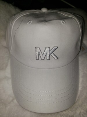 MICHAEL KORS Baseball MK Logo Baseball Cap White