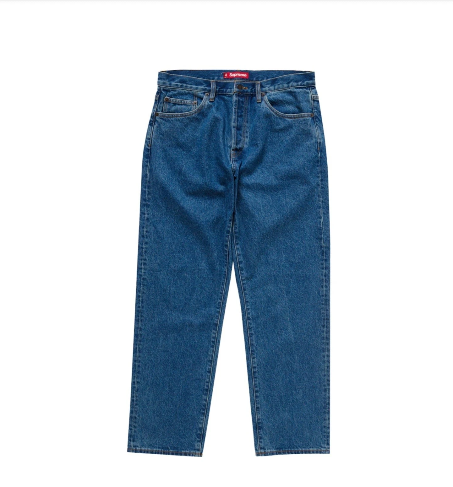 Jean Supreme Regular délavé indigo FW24 taille 34