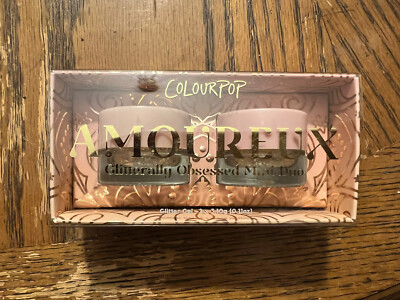 NIB ColourPop DUO (AMOUREUX) Glitterally Obsessed Mini Body Glitter x 2  