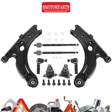 Kit Front Lower Control Arm Tie Rod End Link Ball Joint For VW Beetle Jetta Golf
